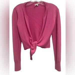 Vince 100% Cashmere Tie Front Cardigan